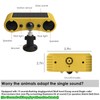 HULPPRE Solar Outdoor Motion Sensor Alarm-13 Sounds Including Dog Barking&Gunshot,2