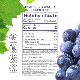 CHI FOREST Grape Delight Sparkling Water…