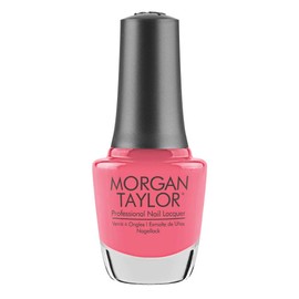 Morgan Taylor Nail Lacquer (Pacific Sunset) Pink Professional Lacquer, Vibrant, Chip-Resistant, Fast-Drying, Long-Lasting, High-Shine, Perfect for Manicures & Pedicure, 0.5 ounce.
