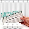 Powerful Anti-Billowing Magnetic Shower Curtain Weights for Splash-Free Bath Experience