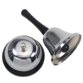 Toaob 2 x Reception Bell Stainless Steel Table Bell Reception Bell Service Bell Table Bell Hotel Bell Service Bell with Clear Sound for Kitchen Restaurant Hotels Bars