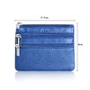 boshiho Coin Purse, Coin Case, 4 Pockets, Key Ring, Leather,