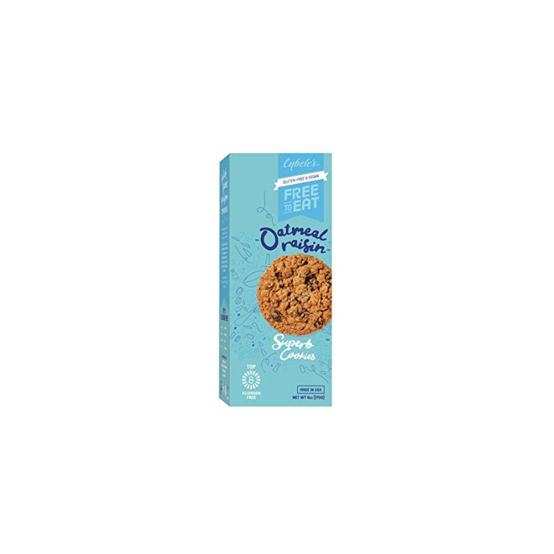 Cybele's Free to Eat , Oatmeal Raisin, 6 Ounce Box