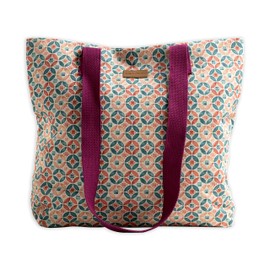 Maison d' Hermine Canvas Tote Bag for Women Cotton Canvas Reusable Shoulder Grocery Bags Bulk with Handles for Shopping Travel Holiday Mom Work Beach Lunch Men Perfect for Gift (Bamako)