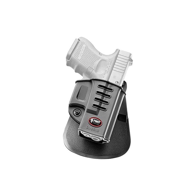 Fobus GL26ND Concealed Carry OWB Paddle Holster for Glock 26