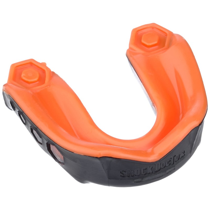 Shock Doctor Youth Gel Max Mouth Guard - Orange/Black