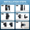 Anti-Theft Video Doorbell Mount ，Adjustable No-Drill Mounting Bracket for Blink