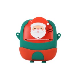 24MP Photo Camera with 720P/1080P Video Recording 2.0" Screen Printing Paper Sticker Photo Burst Shooting Delay 3 Minute Loop (Santa Style)
