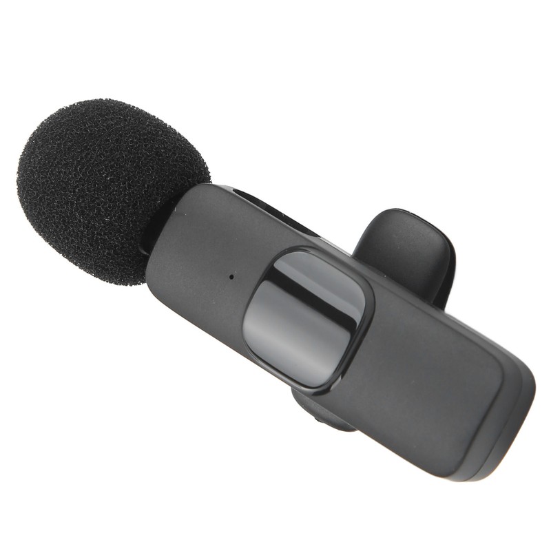 Wireless Lavalier Microphone Intelligent Noise Cut Automatic Pairing Compact Microphone