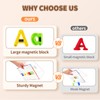 105 Magnetic Letters Alphabet, Include 52 Uppercase,26 Lowercase Letter& 20