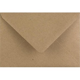 C6 Kraft Fleck Envelopes 114mm x 162mm Pack of 50