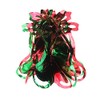 Foil Ceiling Decorations Green/Red Christmas 2 Tone - Set 4
