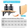 LeapBeast 350 mm Folding Console Heavy Duty Pack of 2