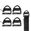 Mmgoqqt 4 Pcs Adjustable Buckles Webbing, Plastic Buckles Flat, Webbing