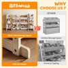 GITAWUSA Toy Storage Organizer, Kids Bookshelf with 6 Shelves, 9