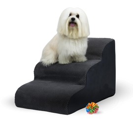 Paildog Dog Ramp for Couch - Waterproof Pet Stairs Non Slip Dog Steps for Bed High-Density Foam Stairs for Dogs to Get on Bed Lightweight Dog Stairs for Small Dogs