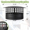Cone Top Chimney Cap,10 Inch Round Roof Rain Chimney Cover