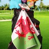 SHABIER United Kingdom Golf Towel Golf Microfiber Waffle Pattern Golf
