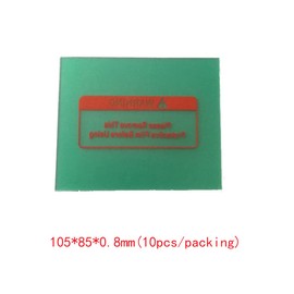 Boxonly Welding Helmet Cover Lens Outside Protective Lens Filter Covers 105mmx85mmx0.8mm Replacement Lens Clear Cover Lens for Solar Auto Darkening Welding Helmet 10 PCS