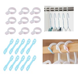 60 Windproof Buckles: 30 Silicone Windproof Buckles with Strong Toughness and Anti Slip Silicone Fixing Buckles, 30 Transparent Plastic Steel Pipe Windproof Buckles for Fixing and Separating Clothes.