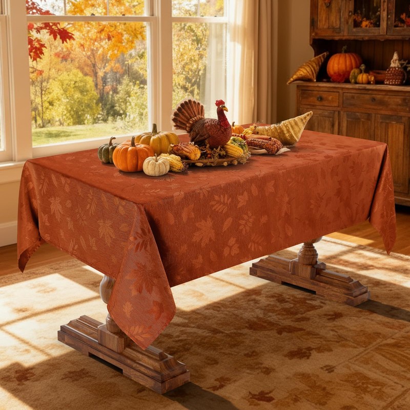 Smiry Mantel rectangular de 60 x 84 pulgadas, impermeable, tela