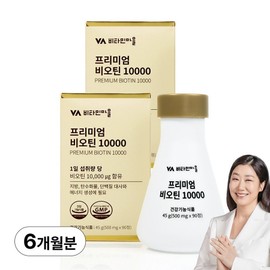 Vitamin Village Premium Biotin 10000, 90 tablets, 2 units / 비타민마을 프리미엄 비오틴 10000, 90정, 2개