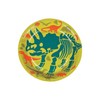 Fun Express Dino Dig Triceratops Dessert Plate for Birthday -