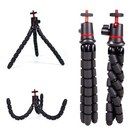 Winova Flexible Tripod for Smartphones/Action Cameras, 360° Rotation, Lightweight, Anti-Slip, Outdoor Shooting, Compatible with Gopro Hero 13-11/DJI Osmo Action 4-2
