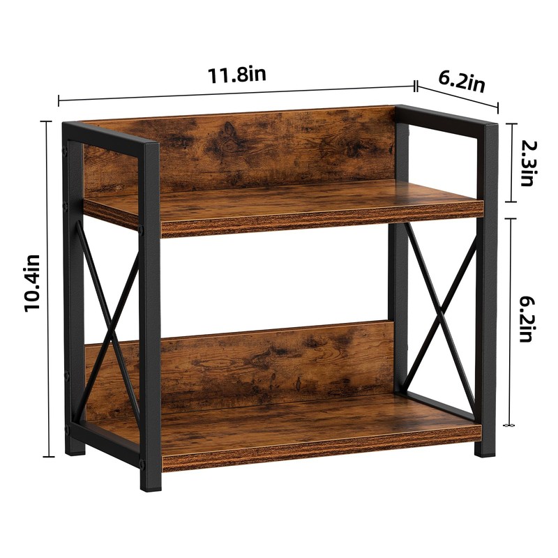 Giikin Countertop Shelf Organizer, 2 Tier Kitchen Spice Rack for