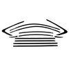 Stainless Steel Window Trim Chrome Delete for Accord 2023 2024