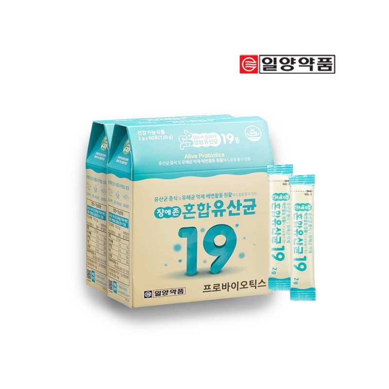 Ilyang Janguizone Mixed Probiotics 19 120 Packets (60 Packets x