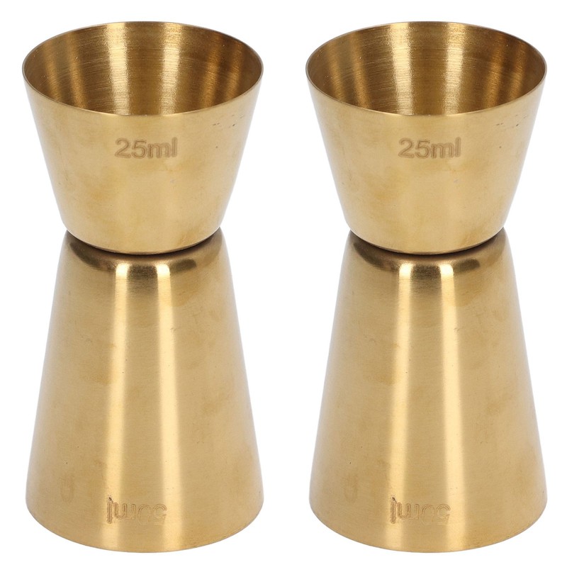 Double Head Cocktail Jigger Stainless Steel Gold Wine Jigger Bar