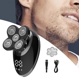 perfeclan Head Shaver, Head Shaver for Men with Bald, Washable Head, Dry and Wet, Portable Facial Hair Removal, Beard Razor for Camping, Standard