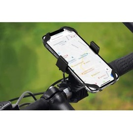 PARENCE. - Bicycle Phone Holder/Scooter Smartphone Holder - Universal/with 360° Rotation/Anti-Vibration, Black Color