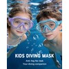 Aegend 2 Pack Kids Swim Goggles with Nose Cover, Anti