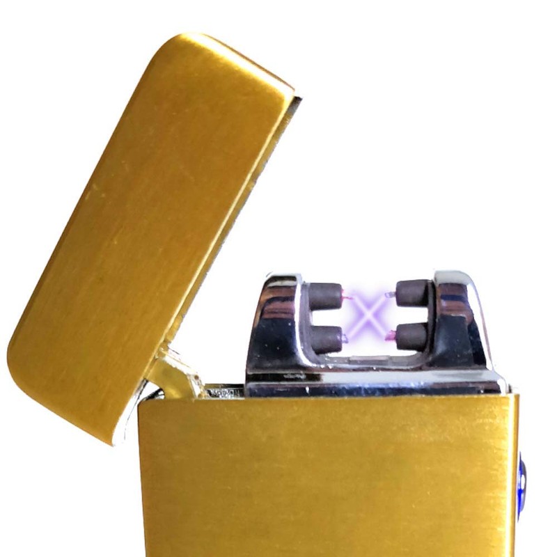 USB Plasma Lighter Flameless Electric Double ARC Dual Pulse Torch