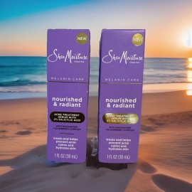 Shea Moisture 2 SheaMoisture Melanin Care 4in1 Acne Treatment Serum w 2% Salicylic Acids 1 Oz