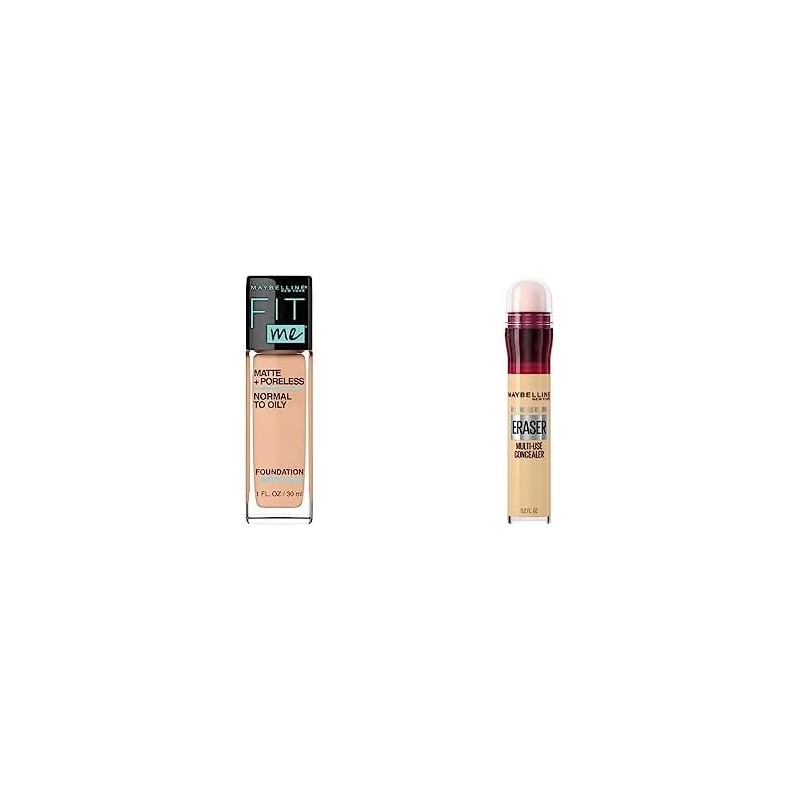 Maybelline Base de Maquillaje Fit Me Matte, 130 Buff Beige