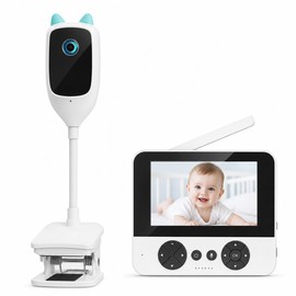XIAOVV 3MP 2K HD Video Baby Monitor with Camera Night Vision Two-Way Audio