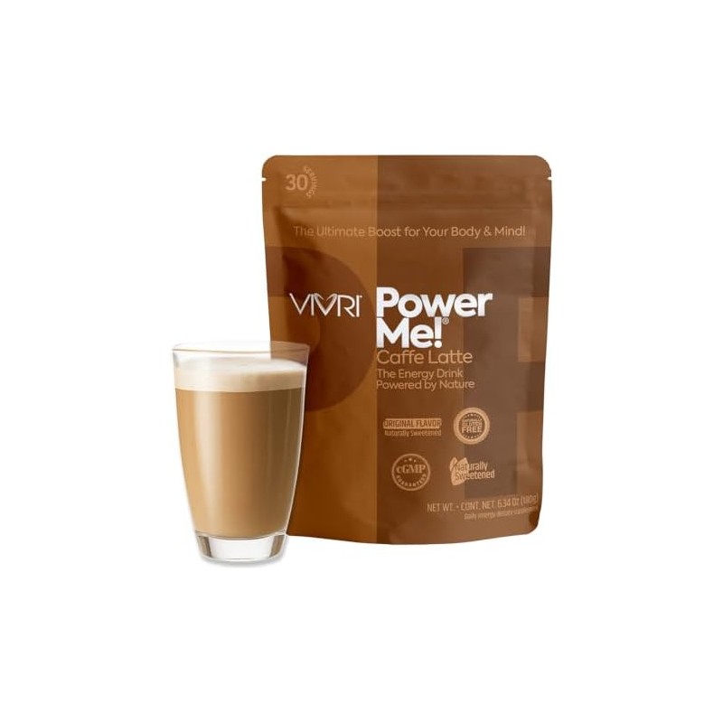 Bebida con cafeína Power Me! VIVRI – Energía natural en