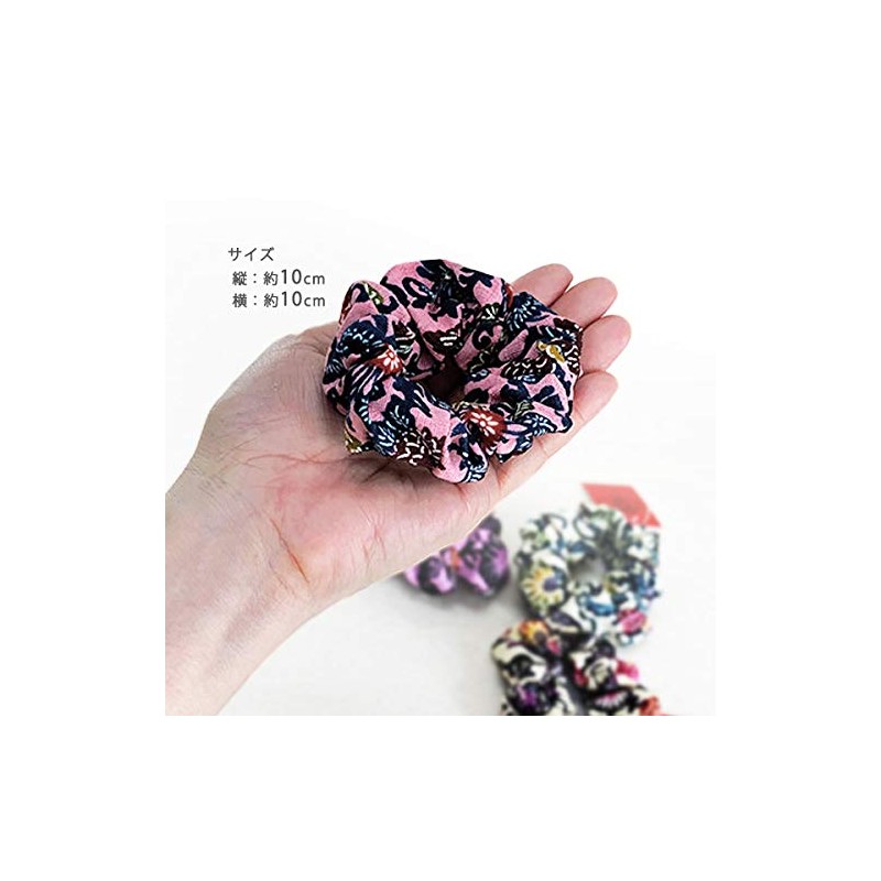 Kubakasaya Ryukyu Beni Shape Hair Clip, Okinawa, Souvenir, Red Scrunchie,