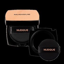 Nudique Long-lasting water glow half-skin cushion ver2 15g SPF50+ PA+++ / 누디크 지속력좋은 물광광채 반살쿠션ver2 15g SPF50+ PA+++