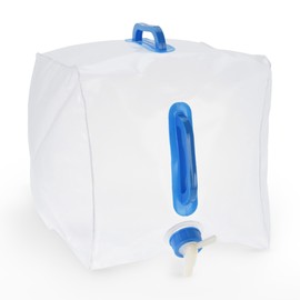 Tool & Tree Foldable Water Canister 20 Litres - Space-saving Design with Practical Spout Tap, Robust Carry Handle & BPA Free Material - Perfect for Camping, Hiking, Outdoor, Travel & Festivals