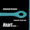 HeartScipt Tongue Scraper (2 Pack) - Recyclable BPA-Free Material for