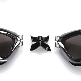 AINAAN Glasses, Leaking Anti-Fog Indoor Outdoor Swimming Goggles with UV Protection Mirrored Clear Lenses, Adult/Youth, Plating Blue