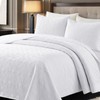 Safonory Quilt Set Full/Queen Size(90"x96", White) - Summer Thin Soft