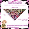 PAWCHIE Dog Bandanas Small Reversible Styles Pet Triangle Scarf Bibs