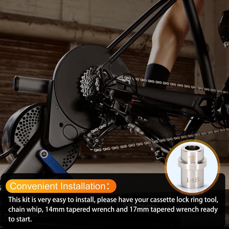 Foinwer KICKR - Kit adaptador de eje pasante para Wahoo