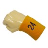 COUVER Basketball Star Golden Yellow Wristband with Purple(Like LA Laker