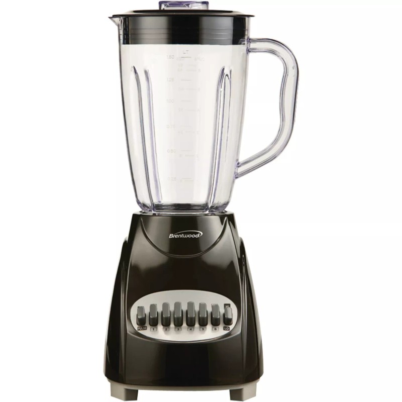 BRENTWOOD JB-220B 50-Ounce 12-Speed + Pulse Blender (Black)